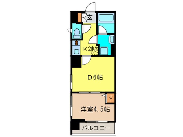 パ－クキュ－ブ上野の物件間取画像